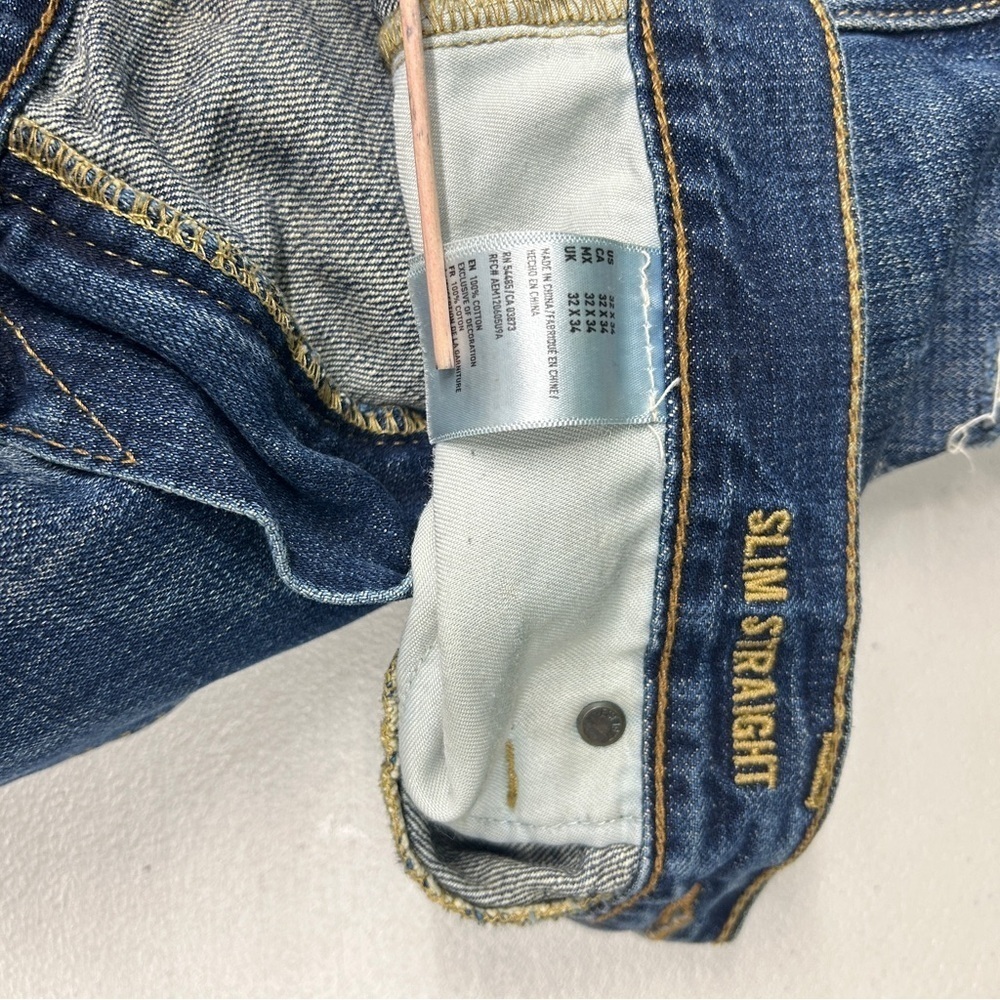 Men's American eagle Distressed Blue Jeans - Picture 4 of 5
